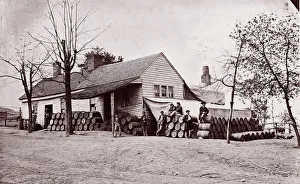 Supplies Gallery: Petersburg, 1864. Creators: Tim O Sullivan, Alexander Gardner