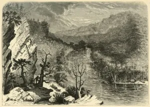 River Potomac Prints: Petersburg Gap, 1872. Creator: William Ludwell Sheppard