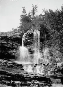Falls Prints: Peterskill Falls, Lake Minnewaska, N.Y. c1903. Creator: Unknown