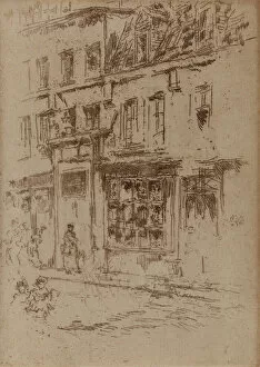 Petite Rue au Beurre, Brussels, 1887. Creator: James Abbott McNeill Whistler