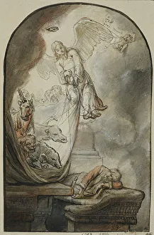 Petri's vision in Caesarea. Creator: Samuel van Hoogstraten
