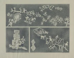 Animal Motif Prints: Petroglyph, 1935/1942. Creator: Lala Eve Rivol