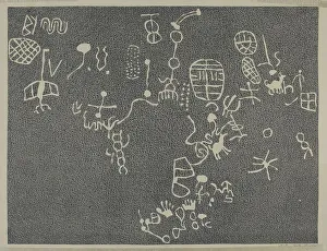 Petroglyph, 1935/1942. Creator: Lala Eve Rivol