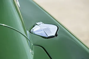 Aston Martin Db4 Collection: Petrol filler cap of a 1961 Aston Martin DB4 GT previously owned by Donald Campbell