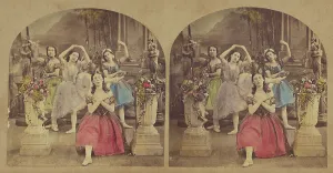 Stereoscopy Prints: Pets of the Ballet. about 1865. Creator: Unknown