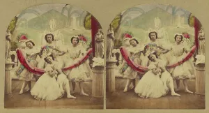London Stereoscopic Photographic Co Prints: Pets of the Ballet. about 1868. Creator: London Stereoscopic & Photographic Co