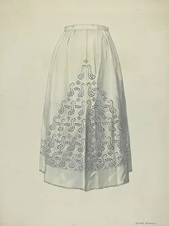 Period Costume Prints: Petticoat, c. 1937. Creator: Edith Towner