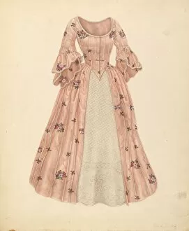 Petticoat Dress, c. 1941. Creator: Gertrude Lemberg