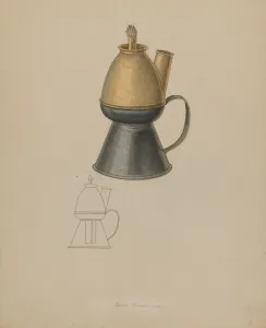 Wick Prints: Petticoat Lamp, 1938. Creator: Jacob Gielens