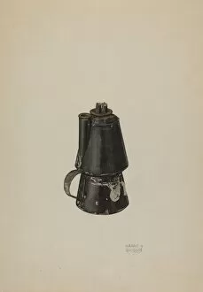 Petticoat Lamp, c. 1937. Creator: Harry Grossen