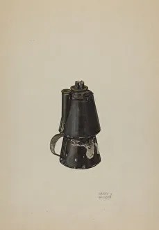 Grossen Harry Prints: Petticoat Lamp, c. 1937. Creator: Harry Grossen