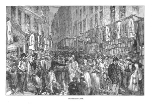 Walter Thornbury Prints: Petticoat Lane, 1878 Artist: Walter Thornbury