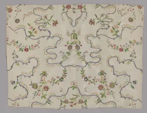 French Knots Prints: Petticoat Panel, England, 1730-50. Creator: Unknown