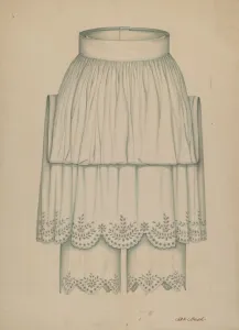 Rex F Bush Prints: Petticoat and Pantalettes, c. 1938. Creator: Rex F Bush