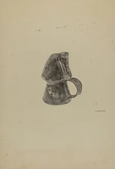 G A Spangenberg Prints: Petticoat Peg Lamp, c. 1939. Creator: G. A. Spangenberg