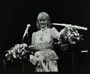 Petula Clark after a concert at the Forum Theatre, Hatfield, Hertfordsire, 1984. Artist