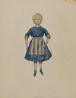 William Frank Prints: Pewter Doll, c. 1937. Creator: William Frank