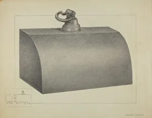 Charles Garjian Prints: Pewter Foot Warmer, 1936. Creator: Charles Garjian