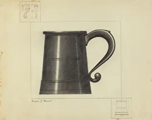 Pewter Mug, c. 1939. Creator: Eugene Barrell