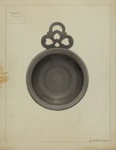 Pewter Porringer, c. 1936. Creator: Arsen Maralian