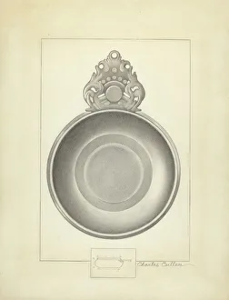 Pewter Porringer, c. 1936. Creator: Charles Cullen