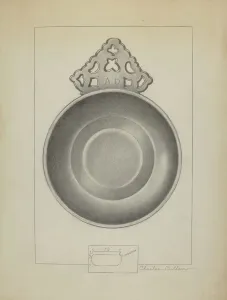 Pewter Porringer, c. 1936. Creator: Charles Cullen