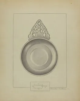 Pewter Porringer, c. 1936. Creator: Charles Cullen
