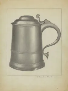Pewter Tankard, c. 1936. Creator: Charles Cullen