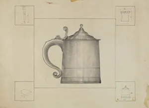Pewter Tankard, c. 1936. Creator: Henry Meyers