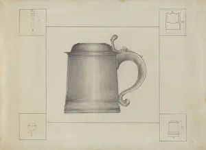 Pewter Tankard, c. 1936. Creator: Henry Meyers