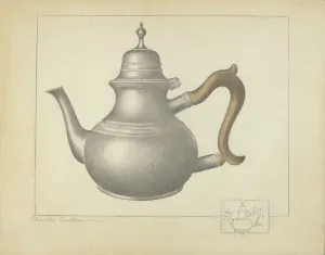Pewter Teapot, 1935 / 1942. Creator: Charles Cullen