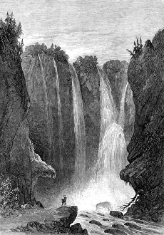 Jackson M Prints: Peyton Falls, Alleghany County, Virginia, 1864. Creator: Mason Jackson