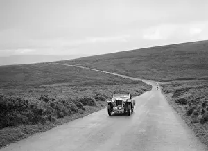 Sharp Gallery: PG Sharps MG PB competing at the MCC Torquay Rally, July 1937. Artist: Bill Brunell