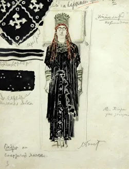 Euripides Prints: Phaedra. Costume design for the Ballet Hippolytus after Euripides, 1902