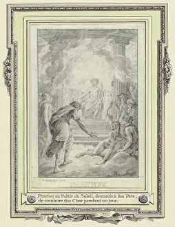 Le Jeune Prints: Phaeton au Palais du Soleil... 1766. Creator: Jean-Michel Moreau