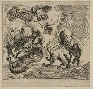De Saint Sorlin Collection: Phaeton, from Game of Mythology (Jeu de la Mythologie), 1644