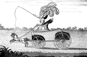 Taste Prints: Phaetona, or Modern Female Taste, 1776. Artist: Colley