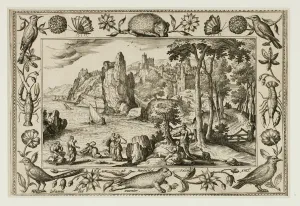 Nile Gallery: Pharaohs Daughter Finding Moses, from Landscapes with Old and New Testament Scenes