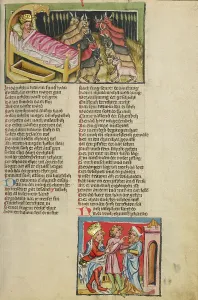 Dreaming Prints: Pharaoh's Dream; Joseph Interpreting Pharaoh's Dream; Weltchronik