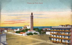 Port Said Prints: Phare de Port-Said, c1900