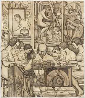 Pharmaceutics, 1932. Creator: Diego Rivera