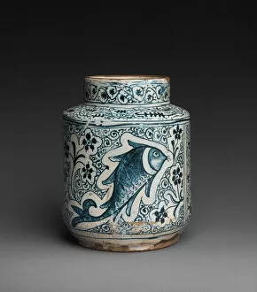 Pharmacy Jar, Italian, 1400s. Creator: Unknown