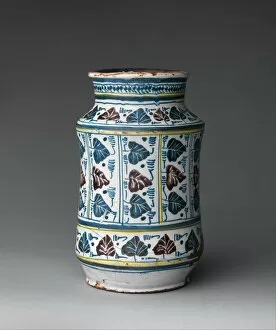 Pharmacy Jar, Italian, 1450-70. Creator: Unknown