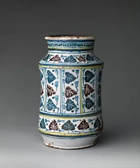 Storage Jar Prints: Pharmacy Jar, Italian, 1450-70. Creator: Unknown