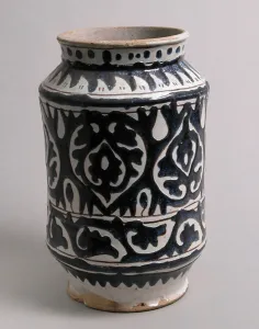 Storage Jar Prints: Pharmacy Jar, Italian, early 1400s. Creator: Unknown