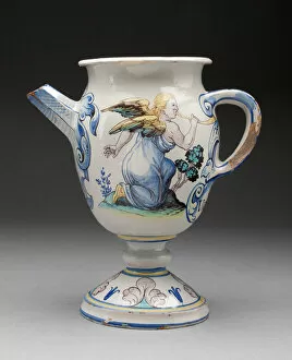 Ence Collection: Pharmacy Jug, Winterthur, c. 1650. Creator: Unknown