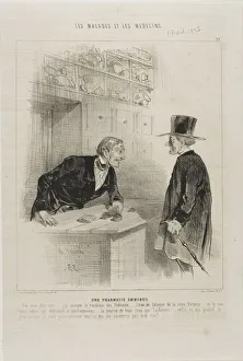 Pharmaceutical Prints: A Pharmacy for Every Need (plate 24), 1843. Creator: Charles Emile Jacque