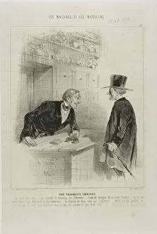 French Text Gallery: A Pharmacy for Every Need (plate 24), 1843. Creator: Charles Emile Jacque