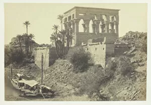 F Frith Collection: Pharoahs Bed, Island of Philae, 1857. Creator: Francis Frith