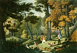 Pheasant Shooting near Uxbridge, c1824, (1943). Creator: Unknown